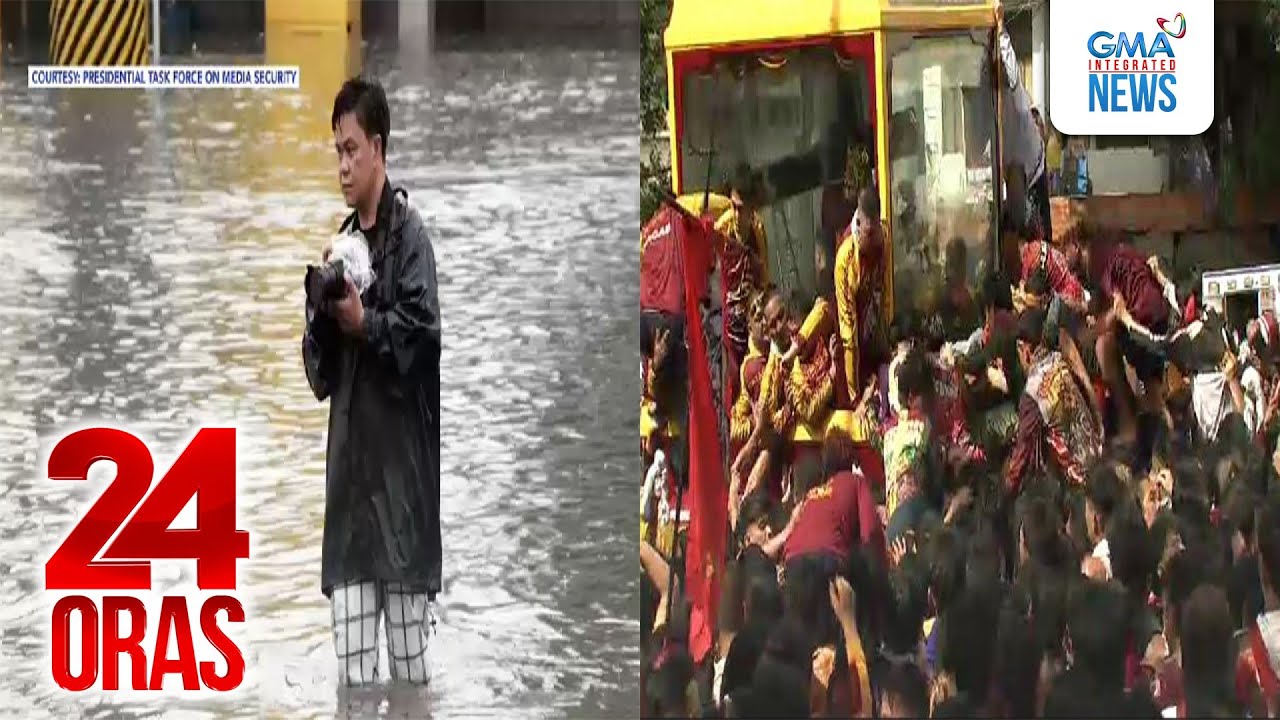 Dagsa ng mga deboto, ‘di napigilan sa Ayala Bridge | 24 Oras