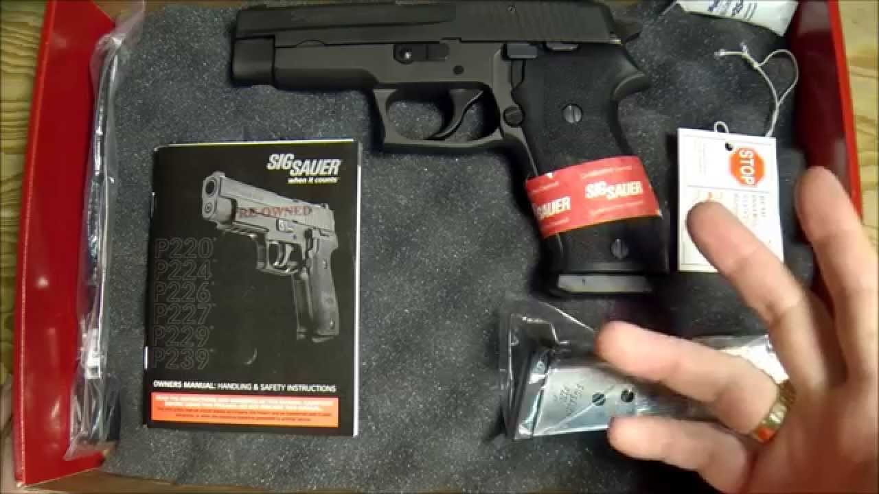 Sig Sauer P220 Unbox, History, & Field Strip
