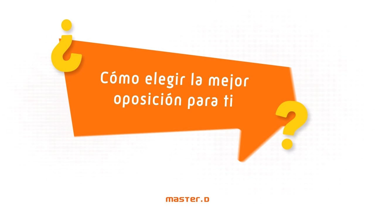 👌&iquest;C&oacute;mo ELEGIR la MEJOR OPOSICI&Oacute;N para ti? 🙄 Sal de dudas YA ❗