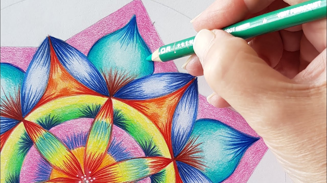 Como pintar luces y sombras en tus Mandalas