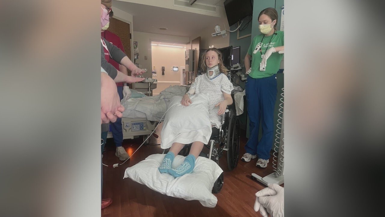 Vilonia teen faces long recovery after sledding accident in Cabot