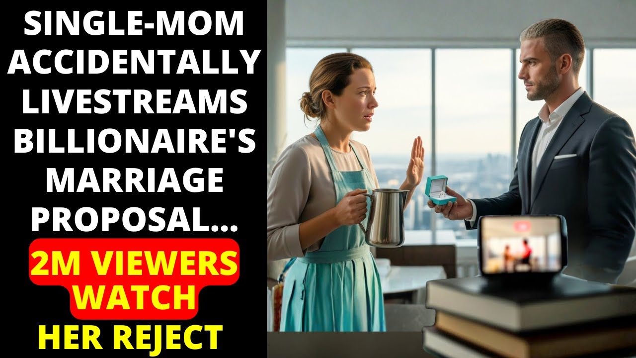 SINGLE-MOM ACCIDENTALLY LIVESTREAMS BILLIONAIRE'S MARRIAGE PROPOSAL... 2M VIEWERS WATCH HER REJECT