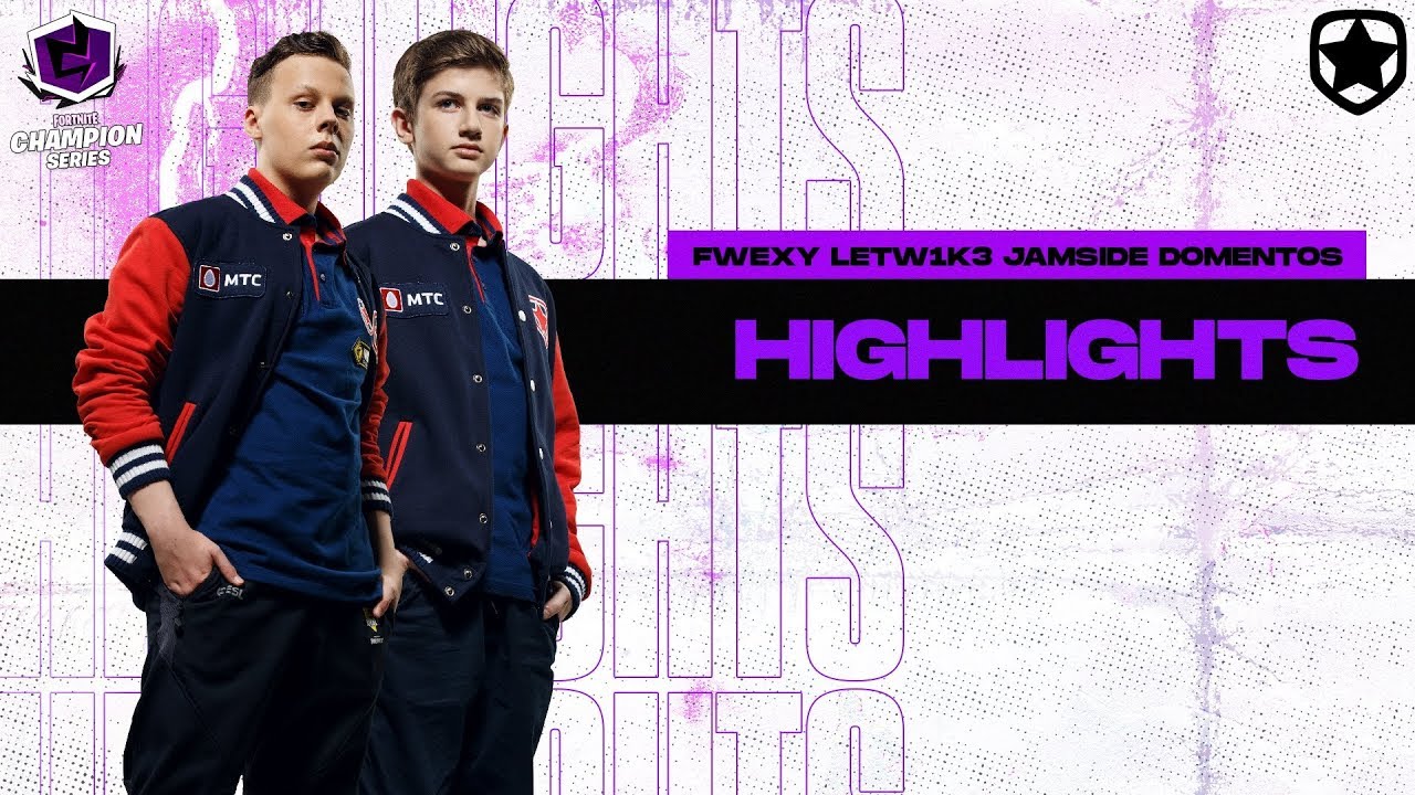 Champion Series Week 2 Highlights feat. letw1k3, fwexY, Jamside & Domentos | Gambit Fortnite