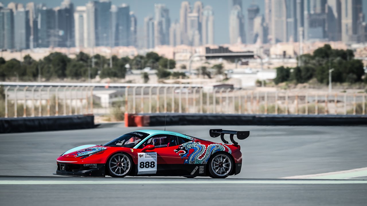 Pistonheads test: Ferrari 458 Challenge EVO at Dubai Autodrome with DragonRacing88