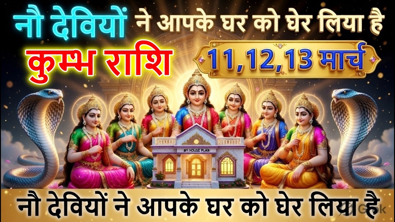 🚨कुम्भ राशि वालों सावधान! 11,12,13  मार्च 9 देवी-देवताओं ने घर घेर लिया, परिवार में होगा बड़ा हादसा