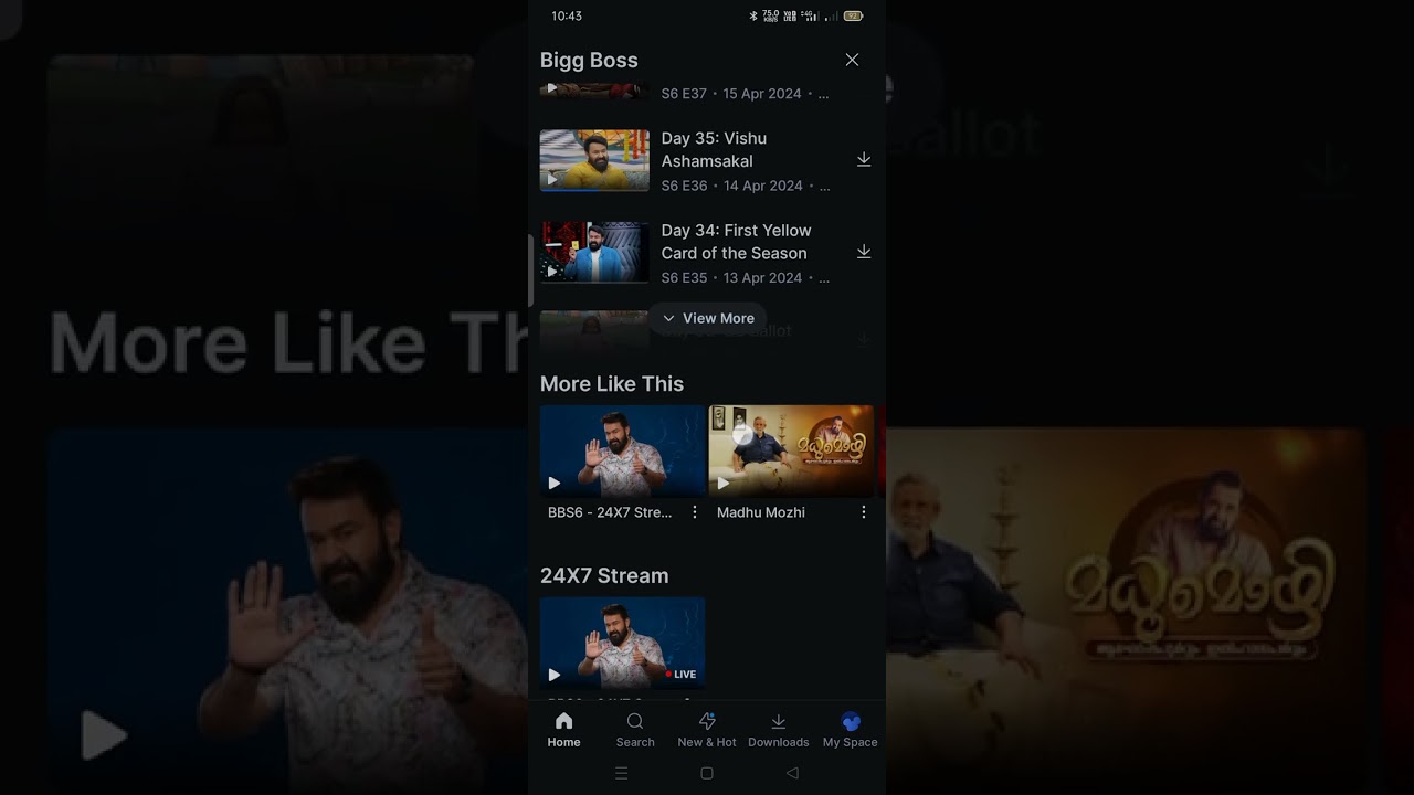 How to watch Bigg Boss S6 plus episodes in Hotstar app ?