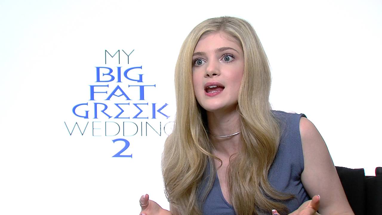 My Big Fat Greek Wedding 2: Elena Kampouris Official Movie Interview | ScreenSlam