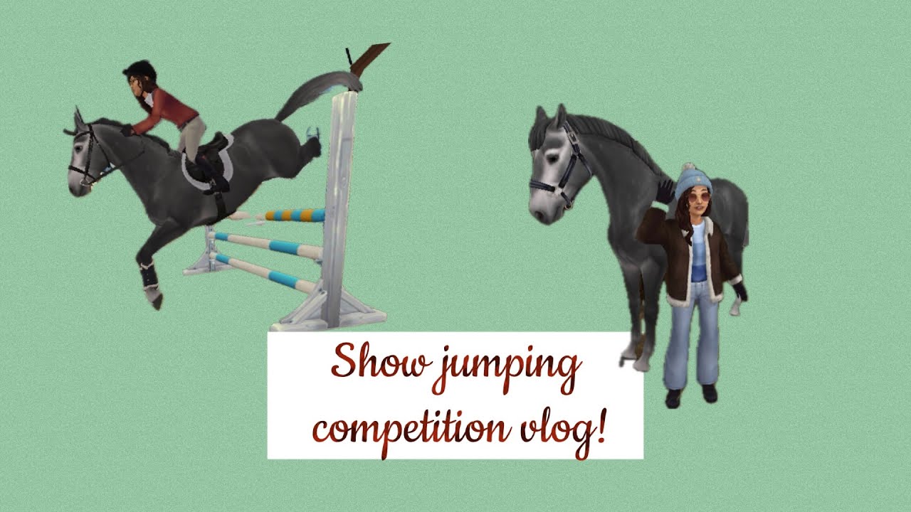 Show jumping competition vlog #horse #fypシ゚viral #starstableonline #RP 