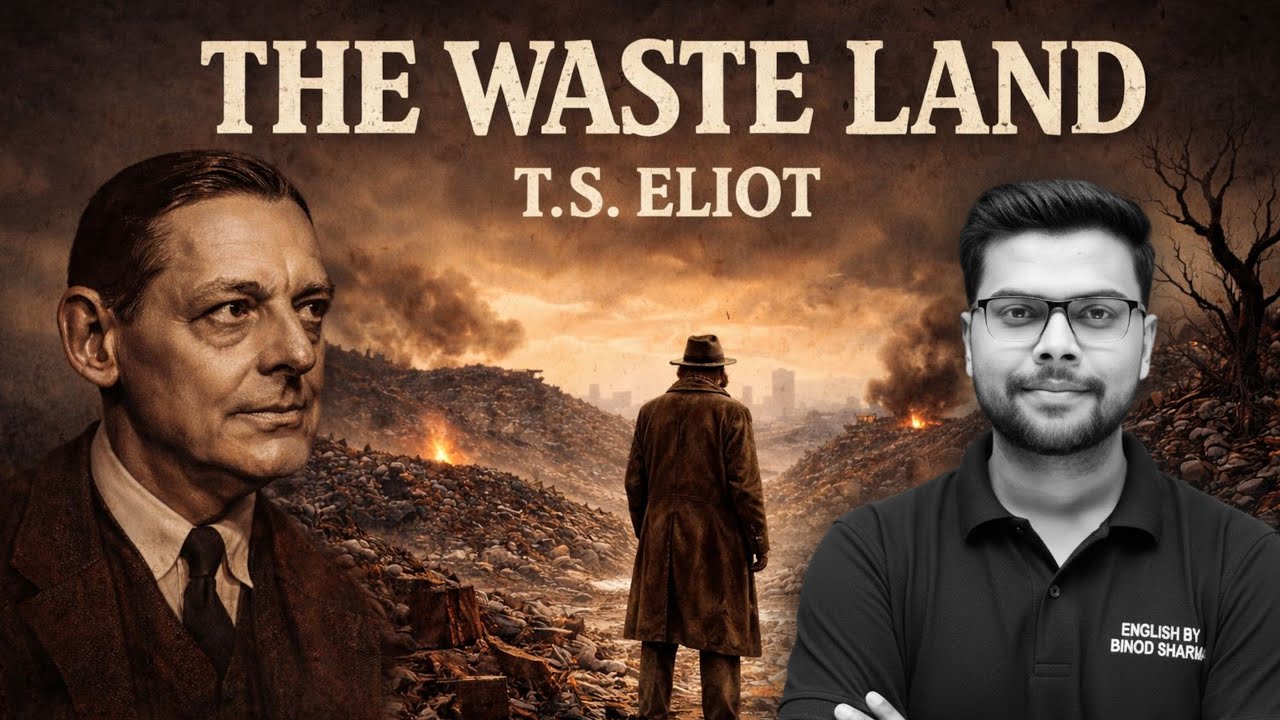 The Waste Land by T.S. Eliot | UP LT Grade | GIC | UGC NET | TGT PGT English Exams | Class 1