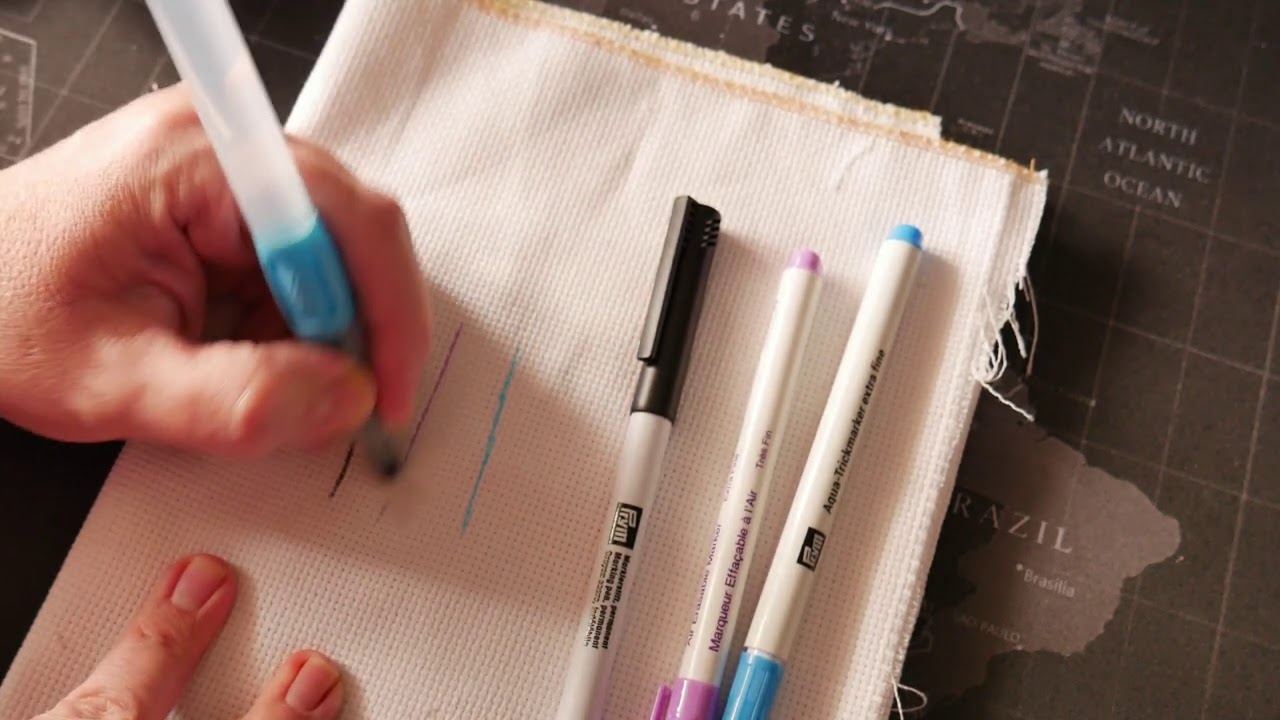 TIPOS  MARCADORES PARA TELAS PUNTO DE CRUZ