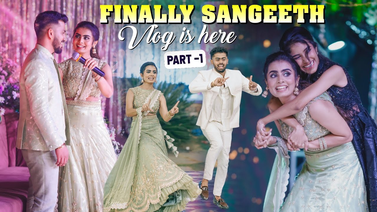 Sangeeth Night ✨💡| Madhu Gowda #madhugowda #nikhilnisha