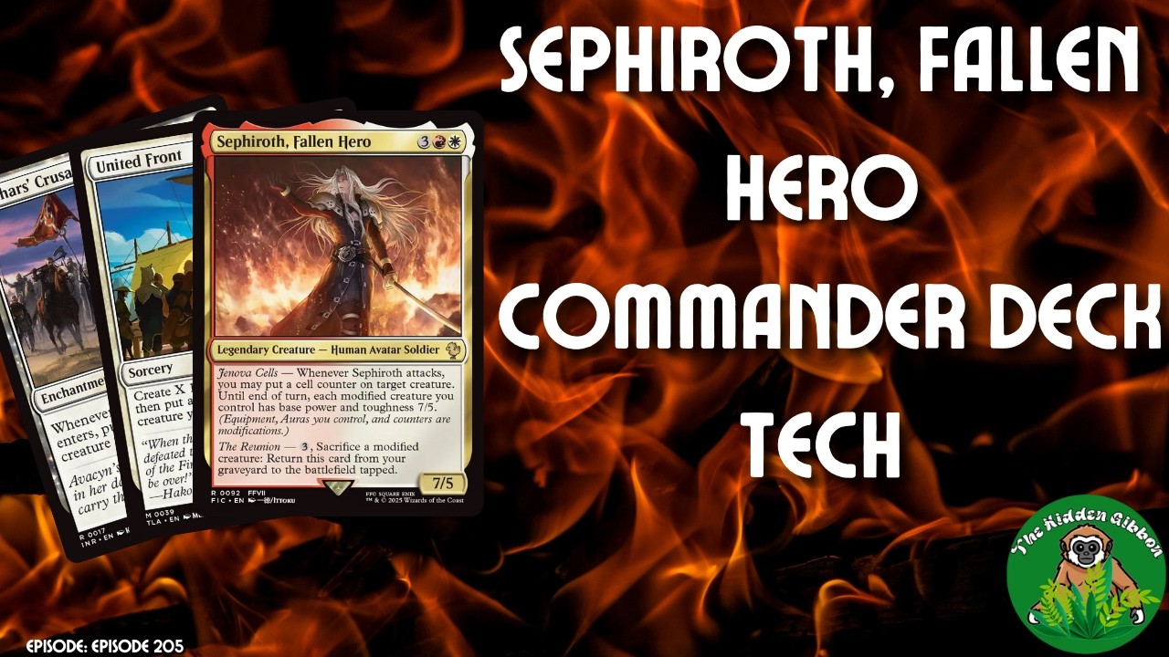 Sephiroth, Fallen Hero | Voltron, Equipment, Counters | MTG Commander Deck Tech | Episode 205