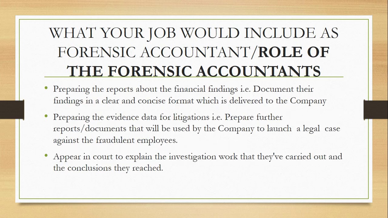 introduction to forensic accounting and auditing