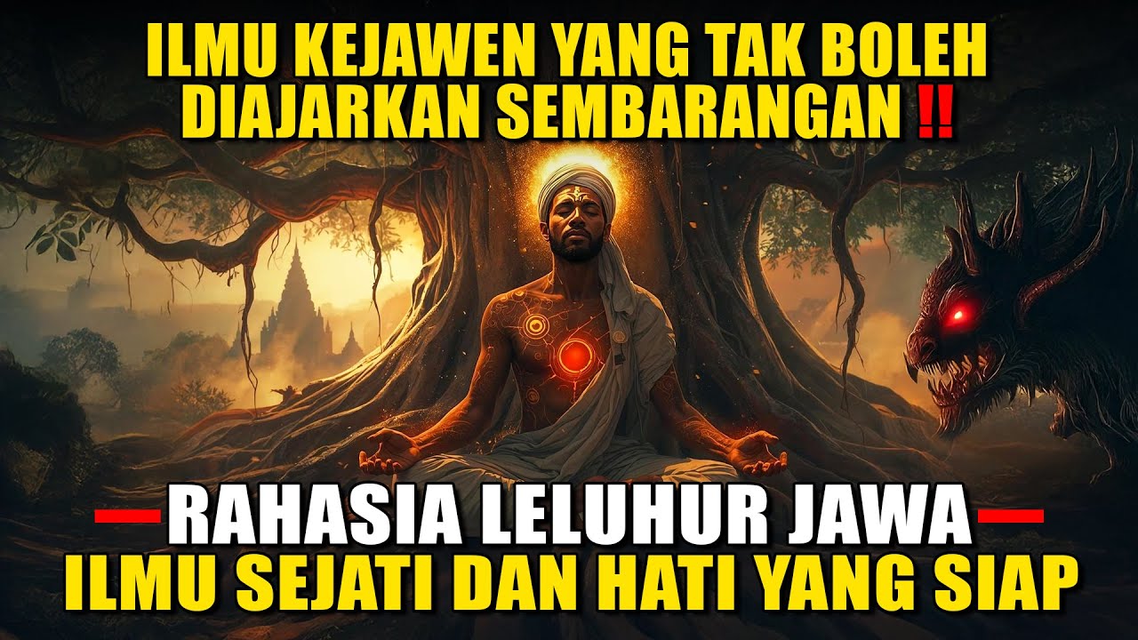 ILMU KEJAWEN YANG TAK BOLEH DIAJARKAN SEMBARANGAN‼️
