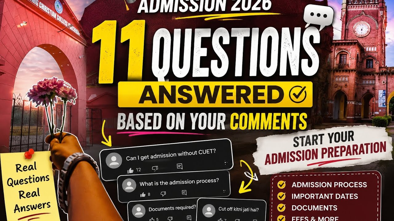 🎓 ECC Admission 2026 | 11 Most Asked Questions Answered | B.Sc Admission Guide