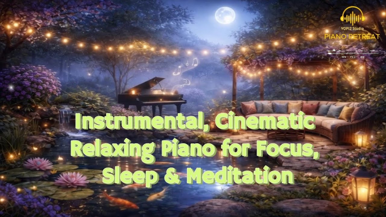 PIANO RETREAT &ndash; Instrumental | Relaxing Piano for Focus, Sleep & Meditation  | #VOP12Studio