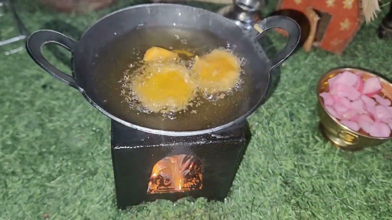 Miniature cooking | Rawbanana bajji ASMR| #miniature #miniaturecooking #miniaturekitchen #minivlog