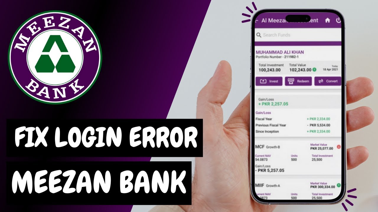 Meezan Bank Login Not Working? Quick Fix