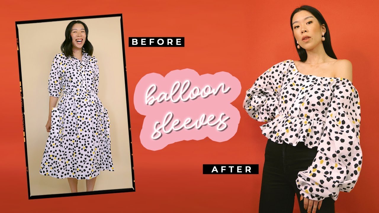 DIY BIG BALLOON SLEEVES 🎈(so puffy!) | WITHWENDY