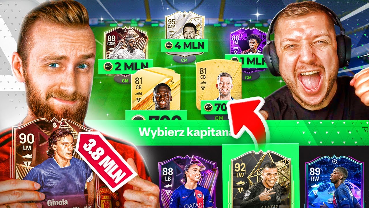NIEMOŻLIWE SZCZĘŚCIE! KTO ZROBI DROŻSZY DRAFT W FC 24 VS KAMYK
