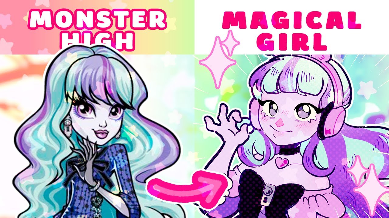 🎀 REDESIGNING MONSTER HIGH AS MAGICAL GIRLS 3🎀