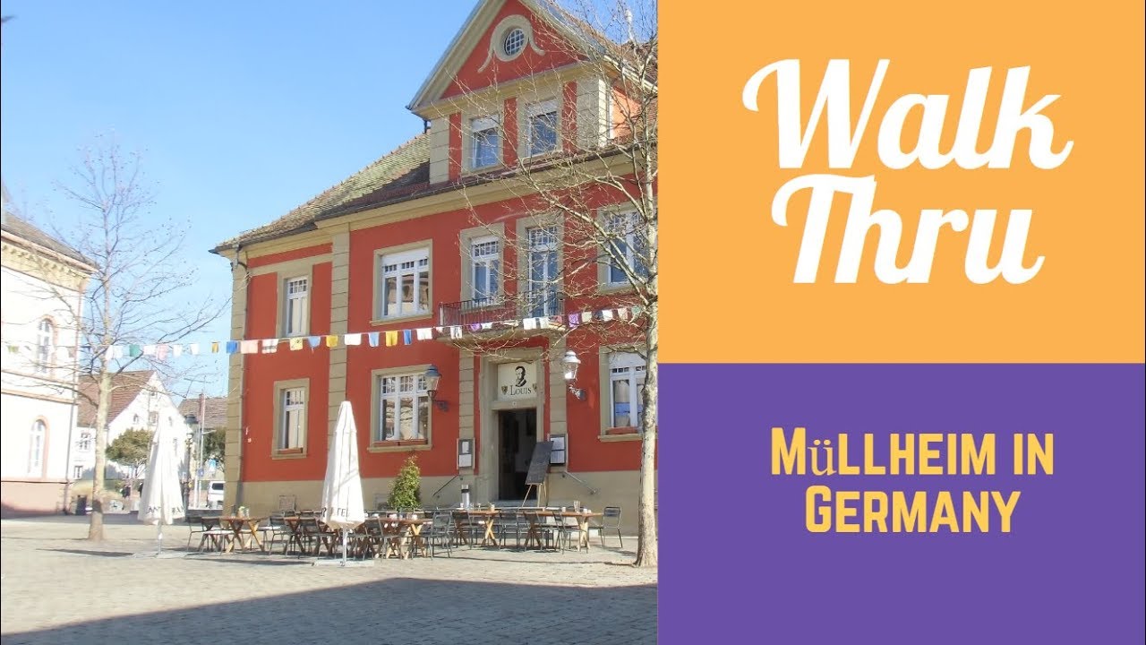 Walking Through: M&uuml;llheim im Markgr&auml;flerland in GERMANY