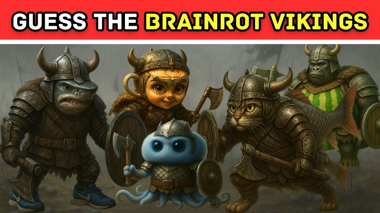 Guess the Viking Meme Legends Before Time Runs Out ⚔️⏳ | Brainrot Challenge