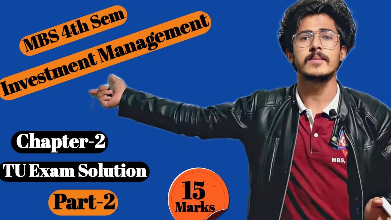investment management, MBS 4th Semester, Chapter 2 || financial instruments and trading securities