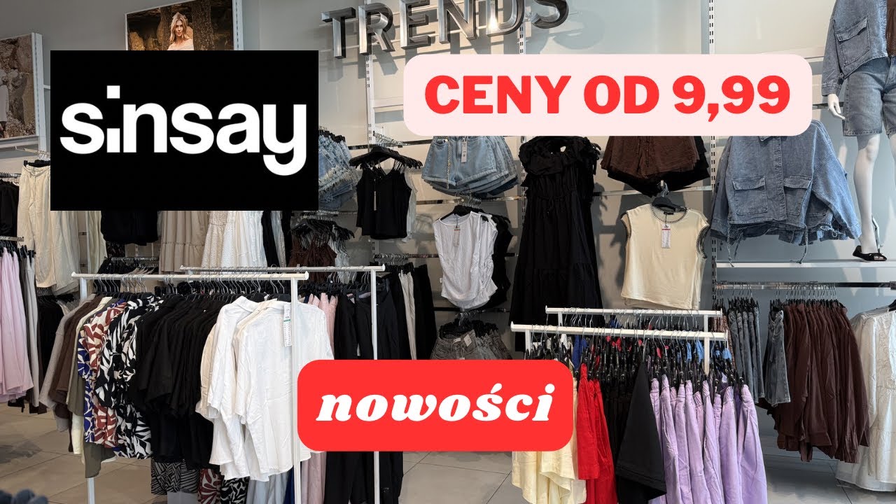 LATO W SINSAY‼️TE SPODENKI BĘDĄ HITEM🔥ŚWIETNE SUKIENKI/SPODNIE/ŚLICZNE BLUZKI/RZECZY PO 9,99‼️HITY‼️
