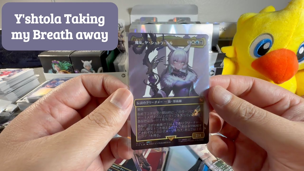 Opening a Final Fantasy Collector Booster Box! Y’shtola and ViVi pays for my electricity!!