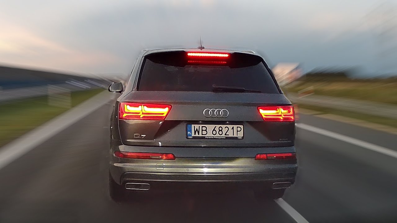 Bandyta w Audi Q7 ustawia kierowców na A2 @Driver
