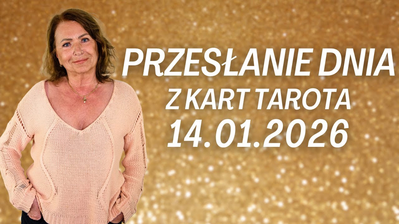 PRZESŁANIE DNIA z kart Tarota 14.01.2026 - Joanna Stawińska #przesłaniednia #kartadnia