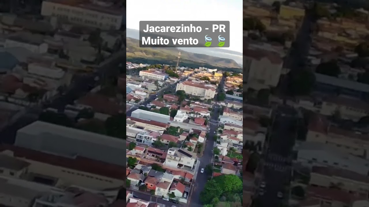 Jacarezinho PR - Muito vento