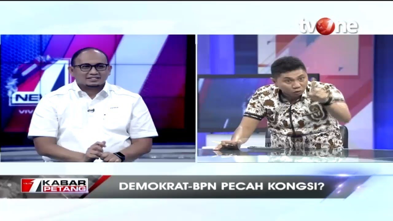 Dialog tvOne: Demokrat - BPN Pecah Kongsi? (Andre Rosiade & Jansen Sitindaon)