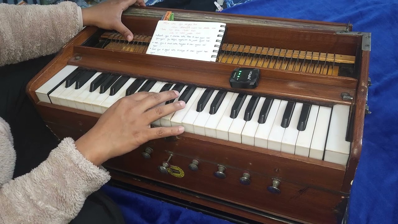 Tum utho siya shingar  harmonium notes