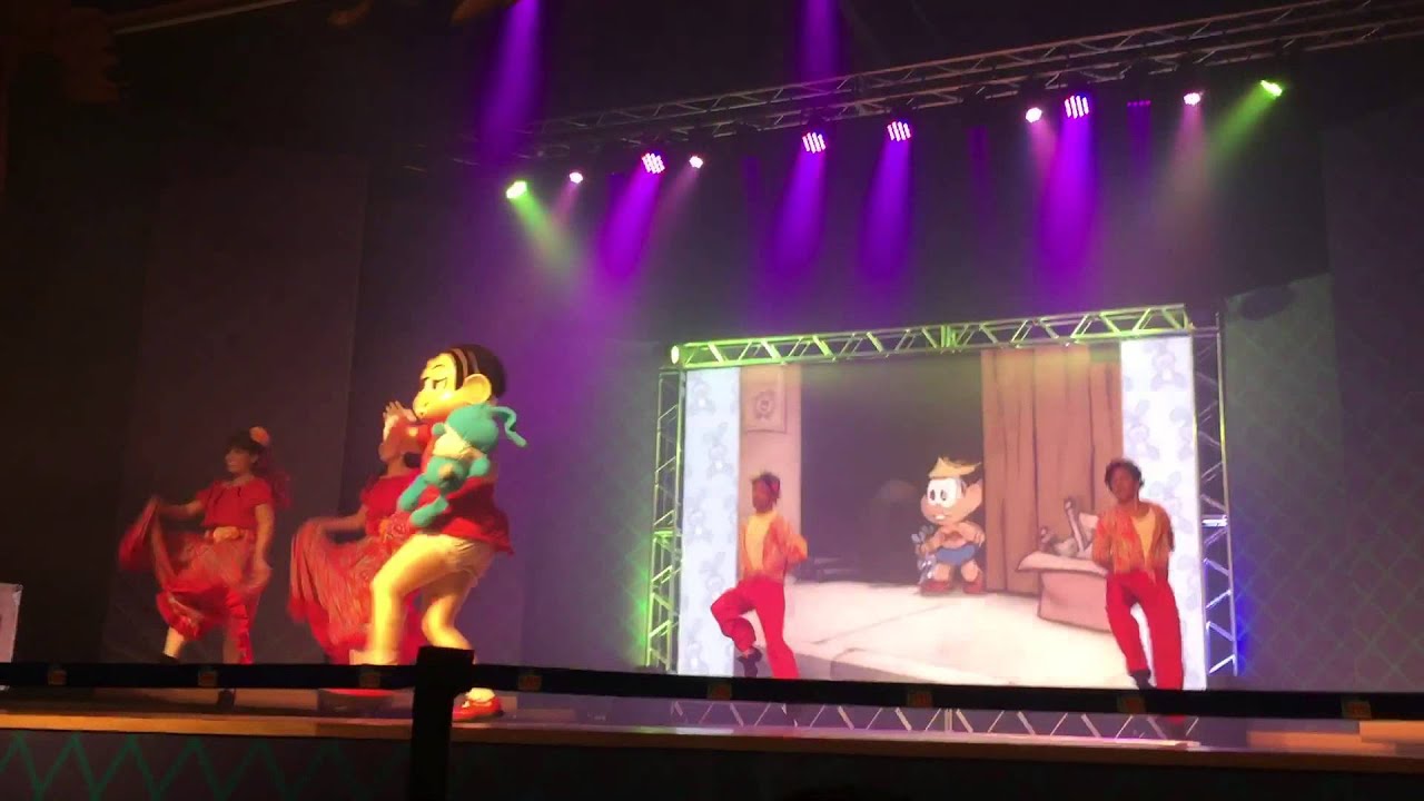 Parte 2 - Show turma da Mônica - musical - apresentação da Mônica. 
