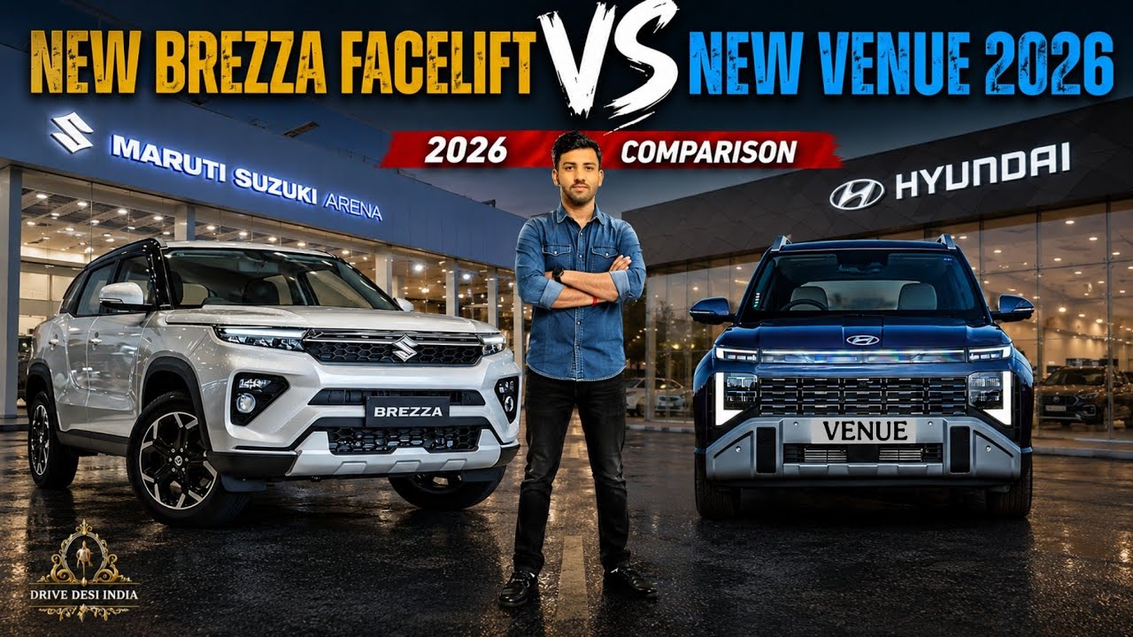 Maruti Brezza Facelift 2026 vs Hyundai Venue: Don't Buy Until You Watch This! 🛑