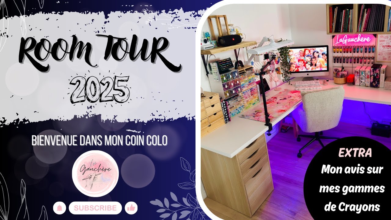 ROOM TOUR 2025 - Mat&eacute;riel, Avis sur mes Crayons et D&eacute;grad&eacute;s