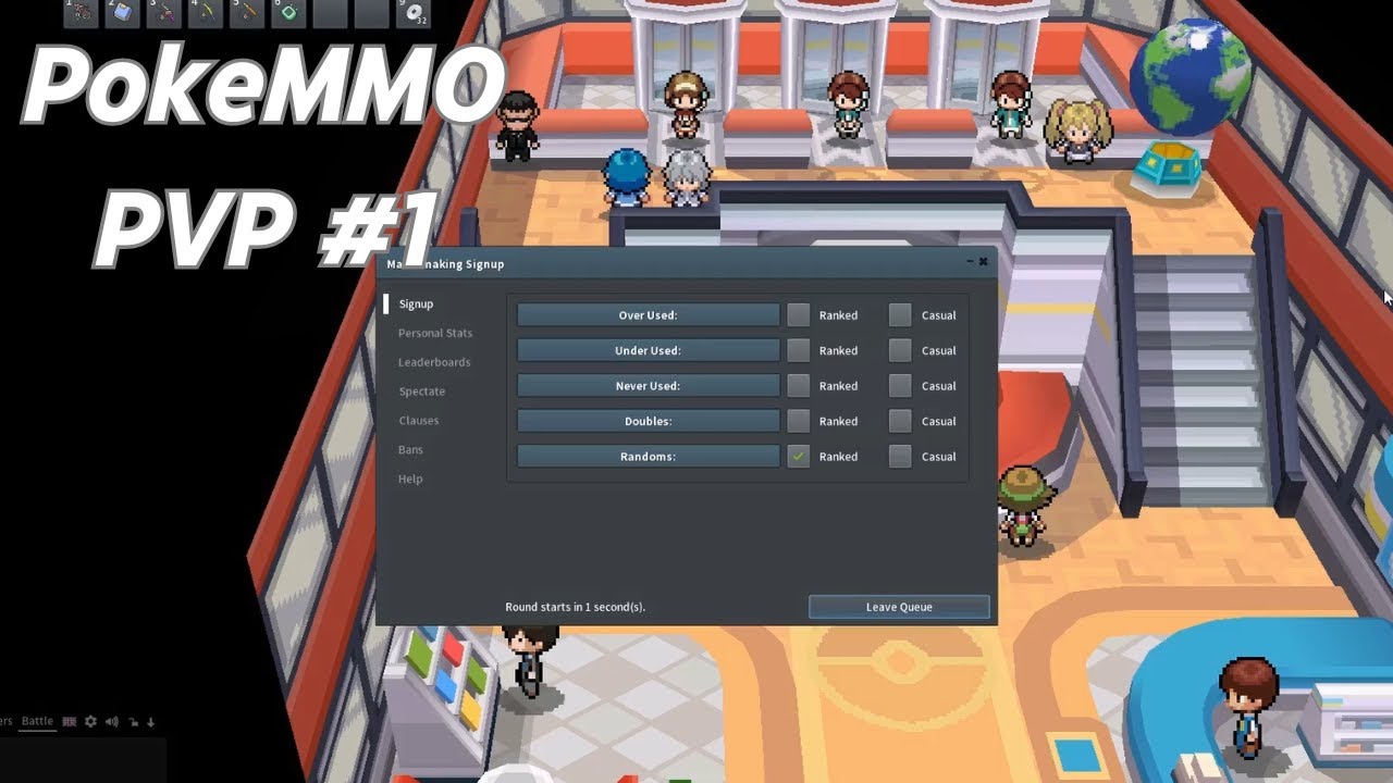 PokeMMO Ranked Random PVP #1