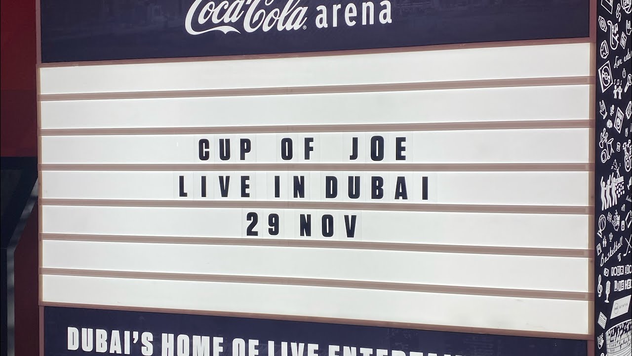 Cup of Joe Stardust Dubai | Coca Cola Arena | November 29, 2025