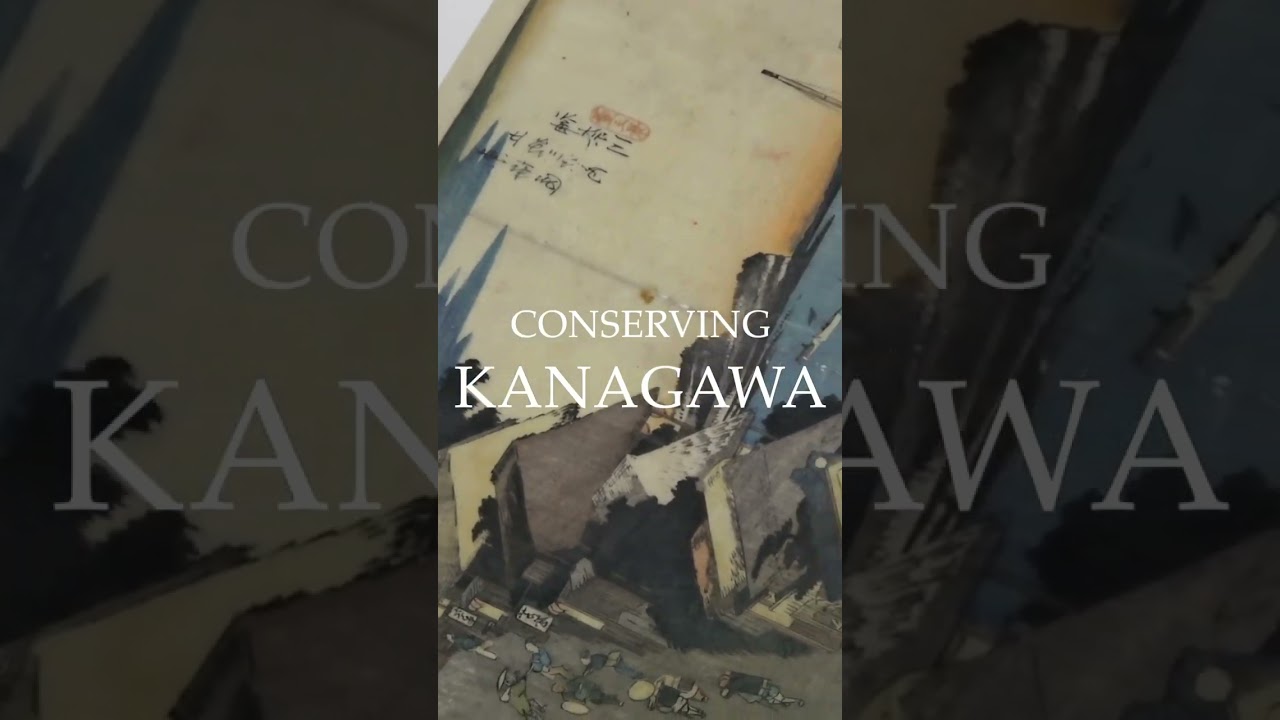 Conservation of a Japanese Woodblock Print