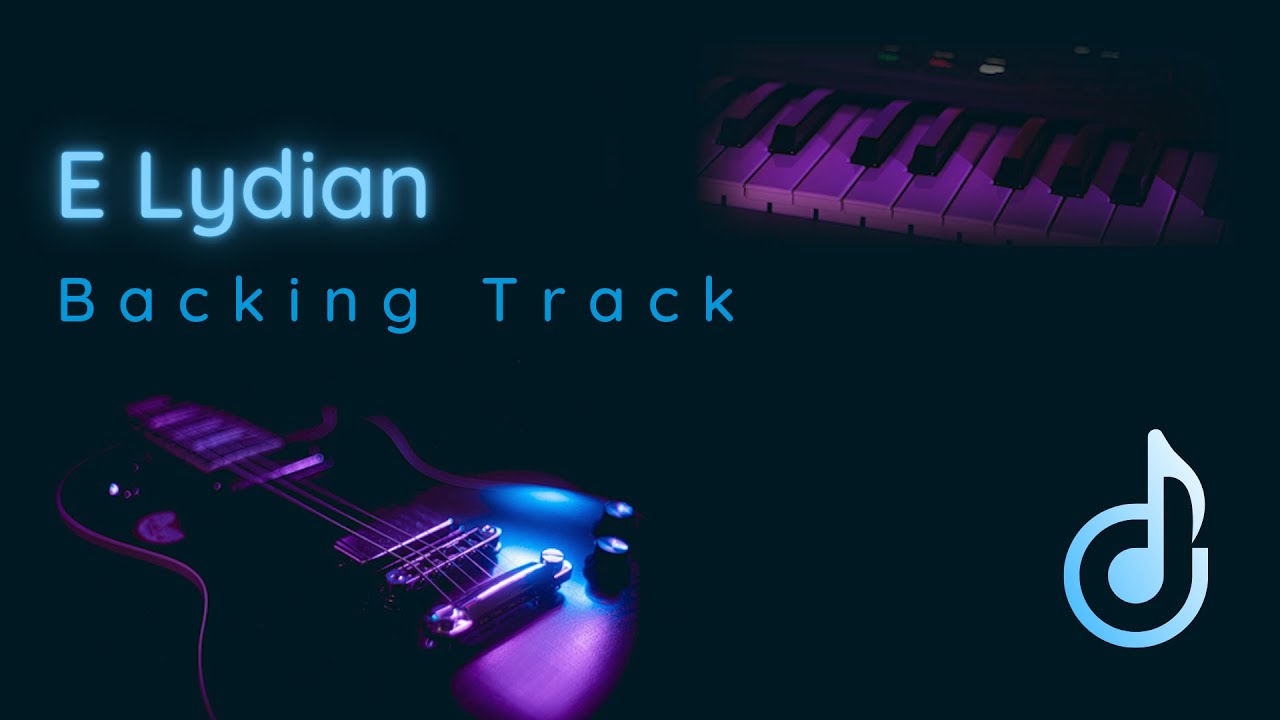 Soulful Lydian guitar backing track in E
