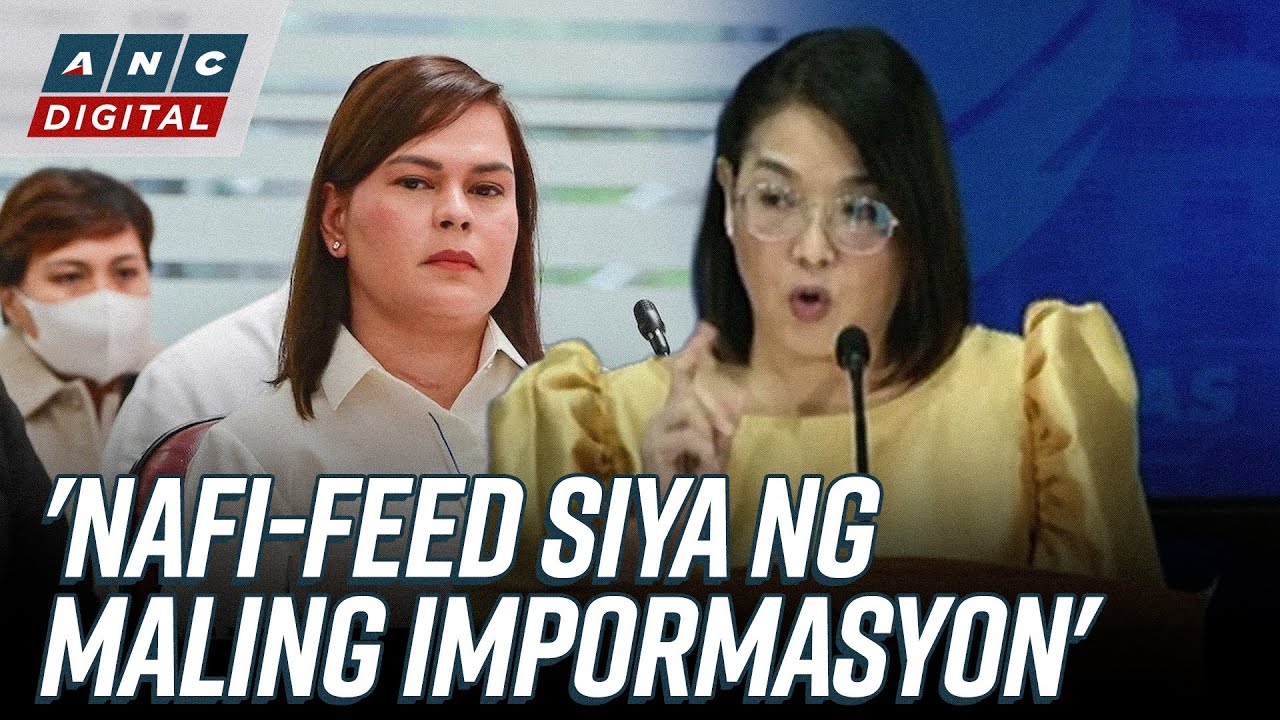 WATCH: Palace slams VP Sara for saying Marcos has many shortcomings as president | ANC