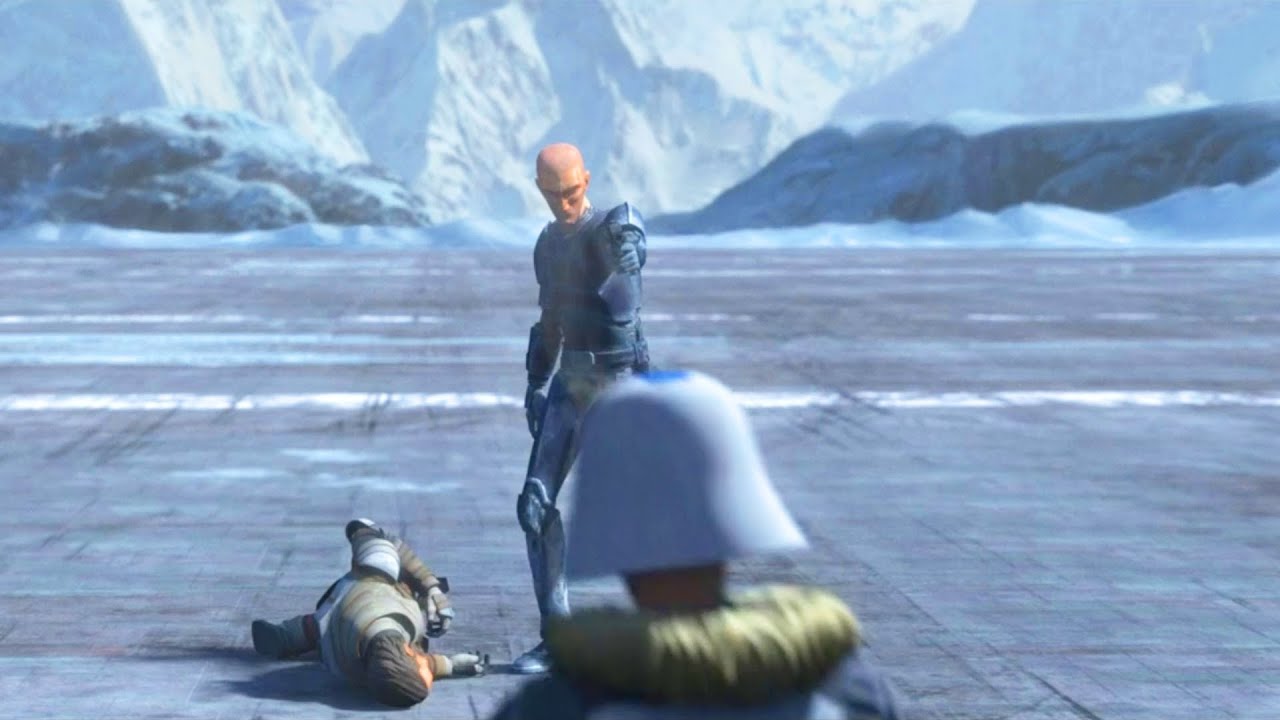 Crosshair kills Lieutenant Nolan | Star Wars: The Bad Batch Season 2
