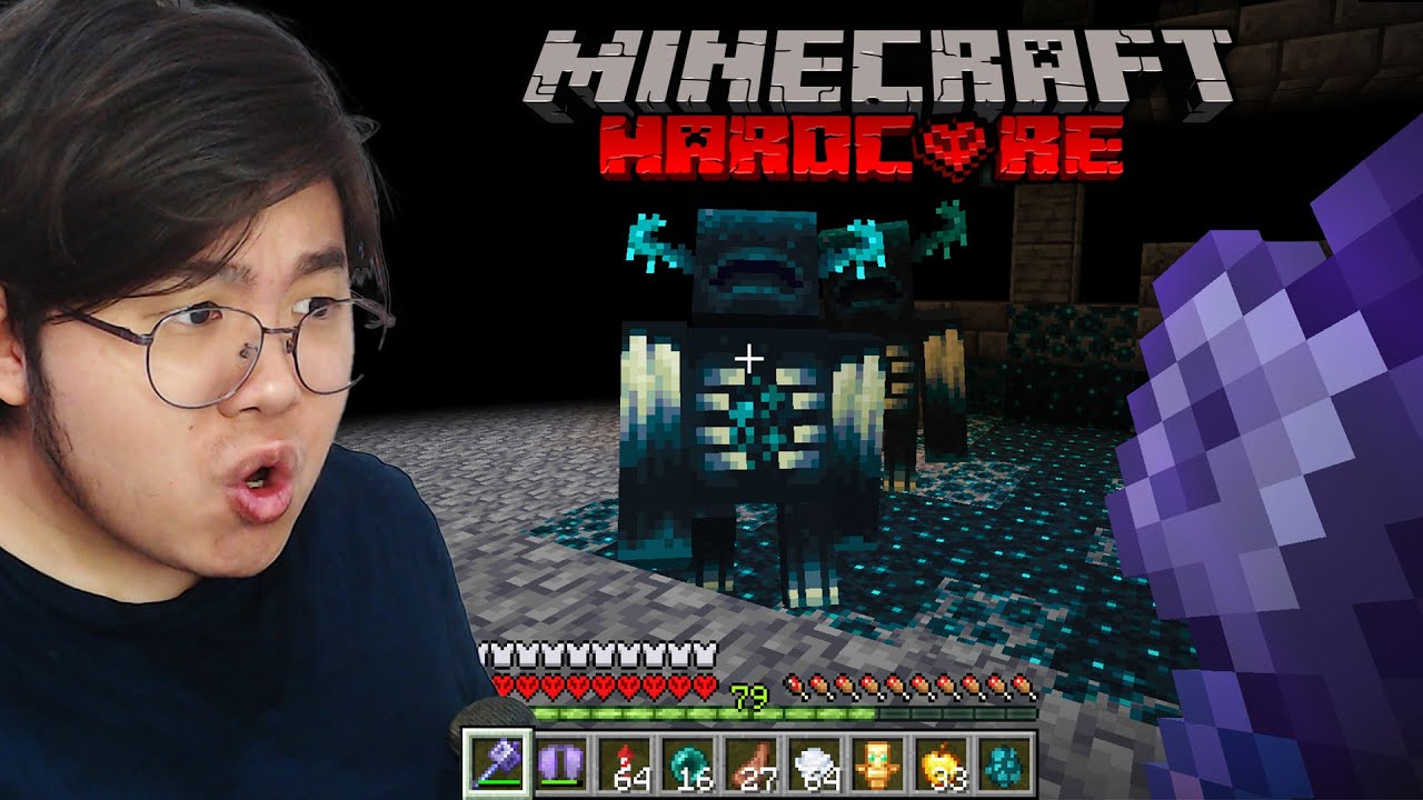 Gw Lawan Warden Pake Senjata Terkuat di Minecraft Hardcore … [#12]
