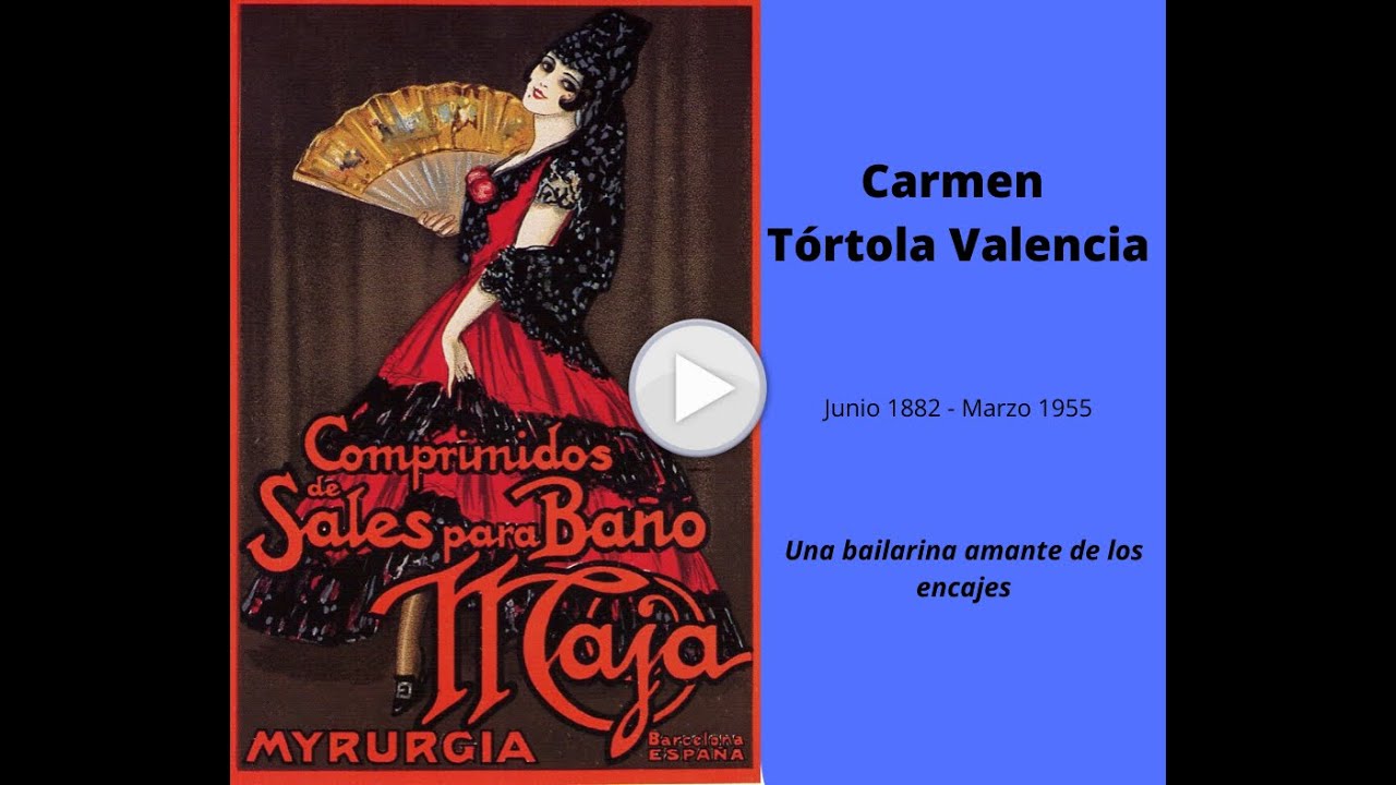 Carmen Tórtola Valencia - una bailarina con pasión por los encajes