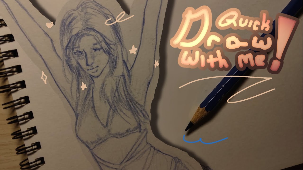 Quick Draw with me | Traditional art | • Full art process