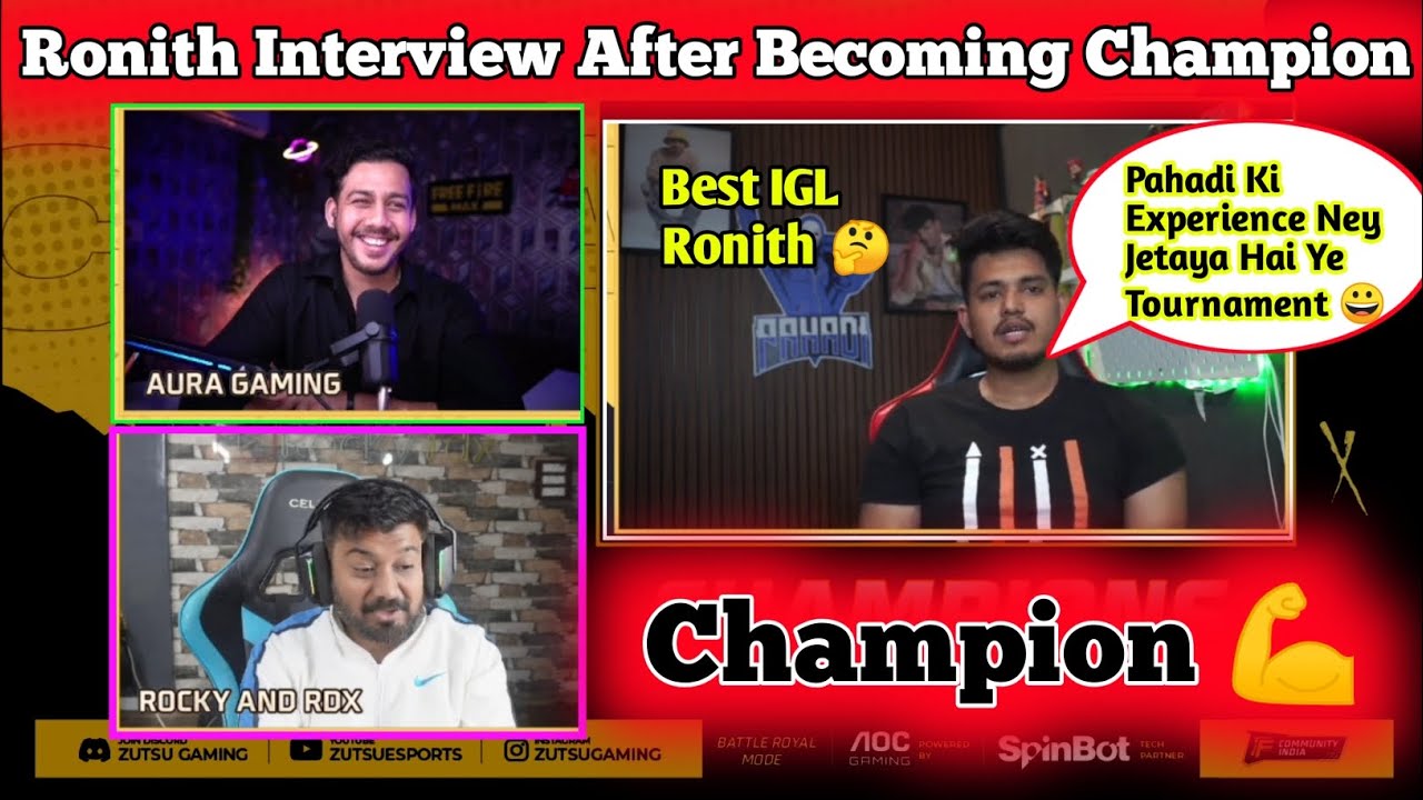 Ronith Interview After Becoming Champion 🏆 S8UL Elite Champion of Zutsu Championship Series
