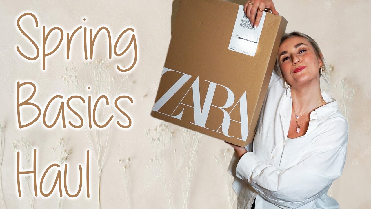 ZARA Basics Haul for Spring 2023 (affordable) // Freya Johanna