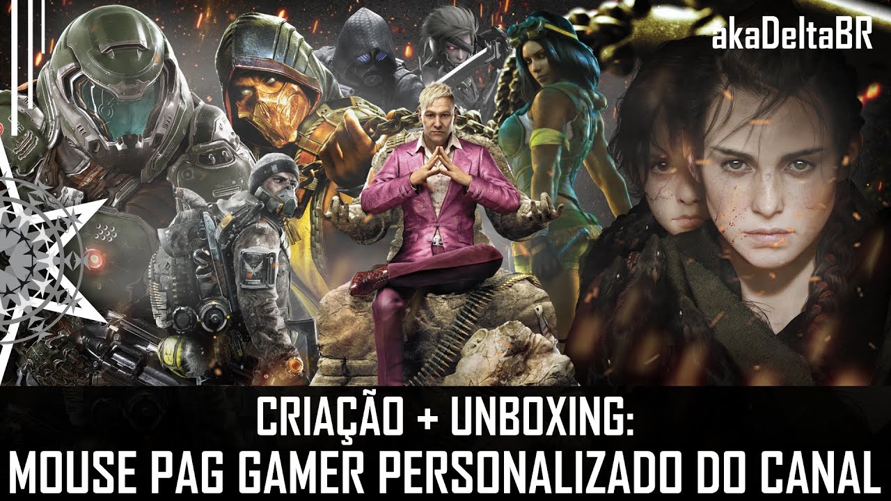 CRIAÇÃO + UNBOXING: MOUSE PAD GAMER PERSONALIZADO DO CANAL - 